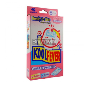 Kool Fever Cooling Gel Sheet  - Ready to Use ( For Babies 0-2yrs. Old) 6 sheets (40mmx90mm) * gentle to babie's skin