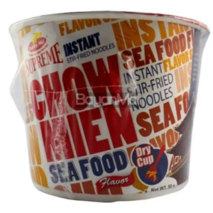 Lucky Me Supreme Chow Mien Seafood Flavor ( Dry Cup) 50g (Cup Noodles)