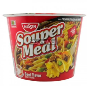 Nissin Souper Meal - Beef Flavor Minestrone 122g (Cup Noodles)