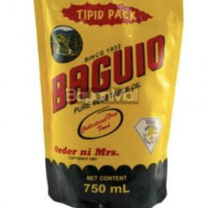 Baguio Pure Vegetable Oil (Cholesterol-Free, w/ Vitamin A) 750ml