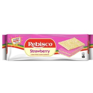Rebisco Crackers Sandwich Straberry 3gx10s