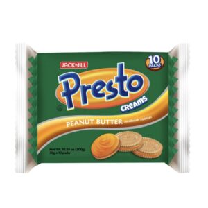 Jack N Jill Presto Cream Peanut Butter Sandwich Cookies 30gx10s