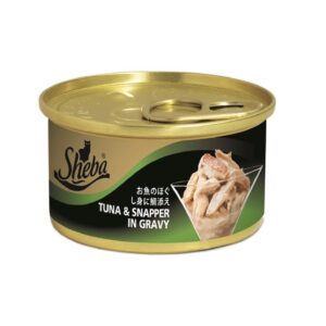 Sheba Can Cat Food Tuna Snapper In Gravy 85g