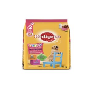 Pedigree Puppy Dog Food Beef With Milk 1.3kg