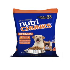 Nutri Chunks Dog Food Optimum Adult Beef and Chicken Liver 5kg