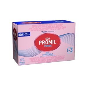 S26 Promil Three Milk Supplement For Kids 1-3 Years Old In a Box 2.4kg