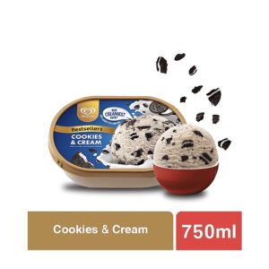 Selecta Cookies and Cream Ice Cream 750ml