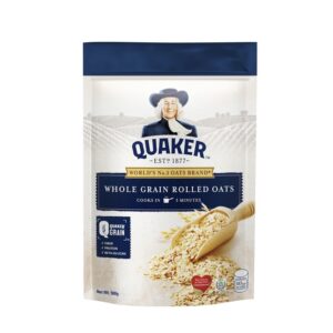 Quaker Whole Grain Rolled Oats 500g