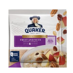 Quaker Fruit & Nuts Instant Oatmeal 35g